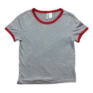 Fitted Striped Cute T Shirt